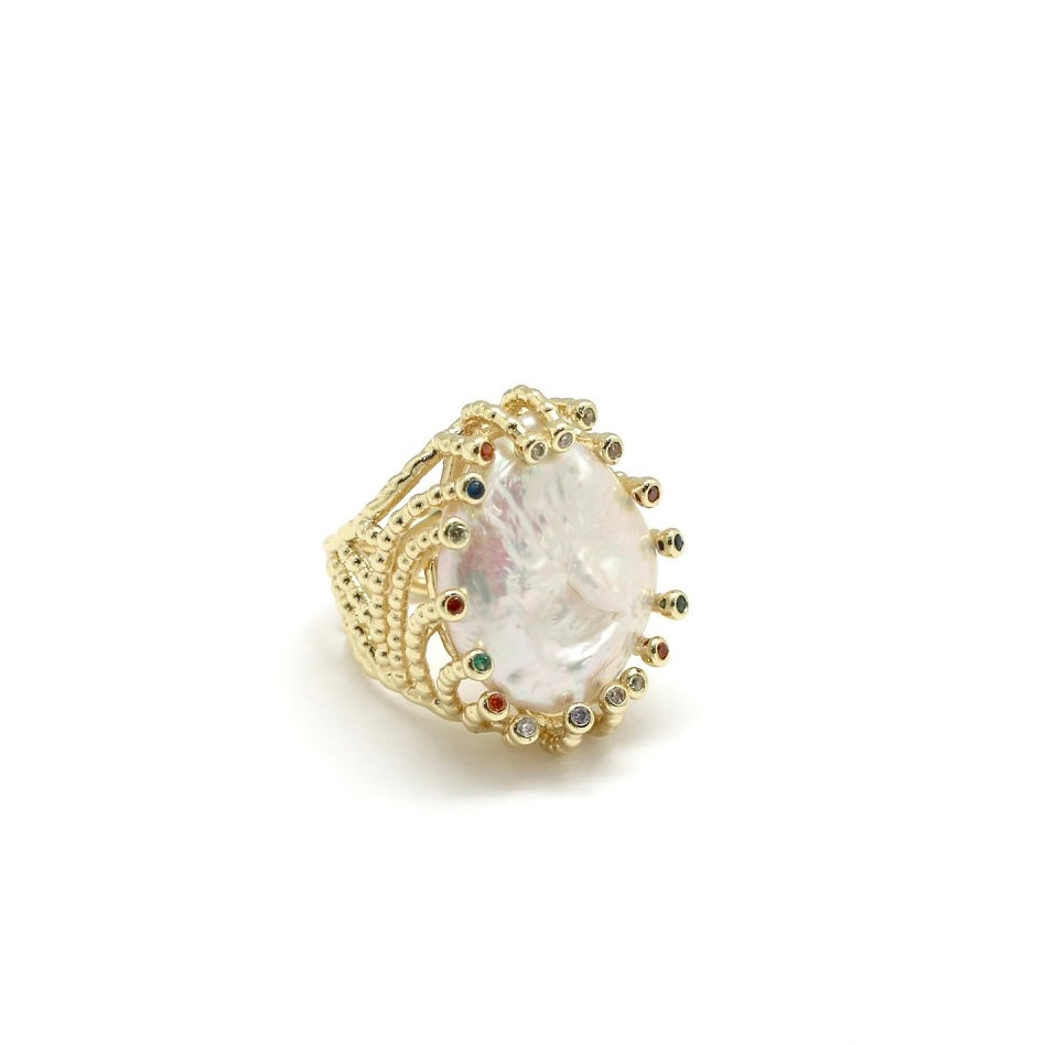 BAGUE NACRE