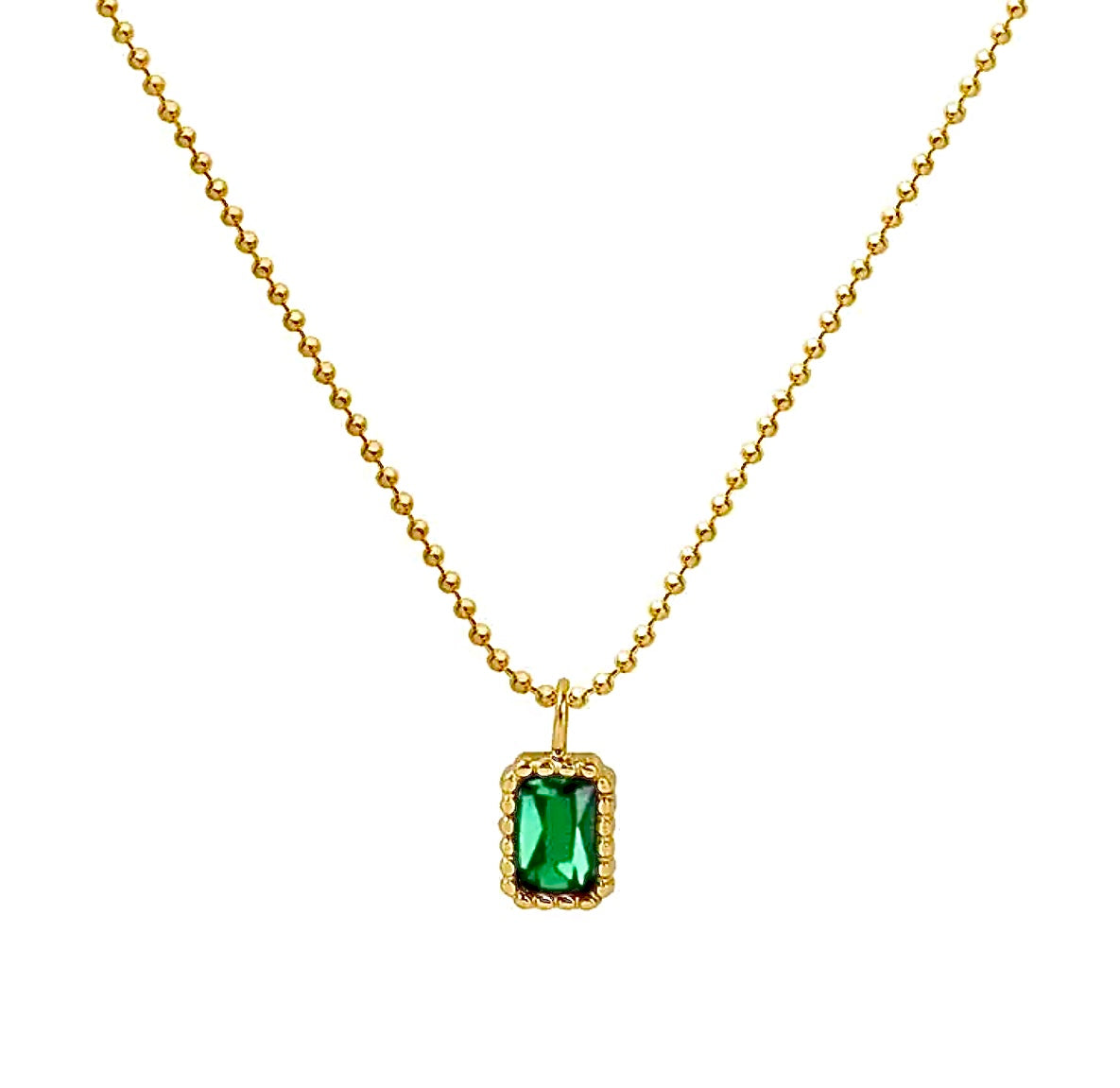 COLLIER EMERAUDE
