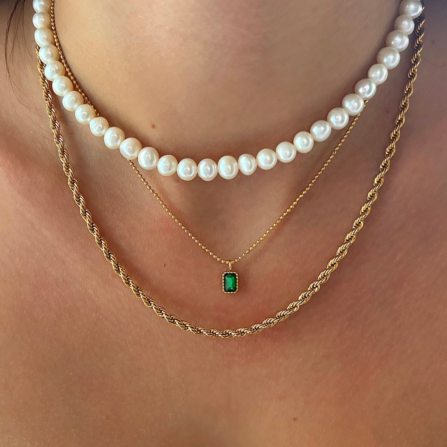 COLLIER EMERAUDE