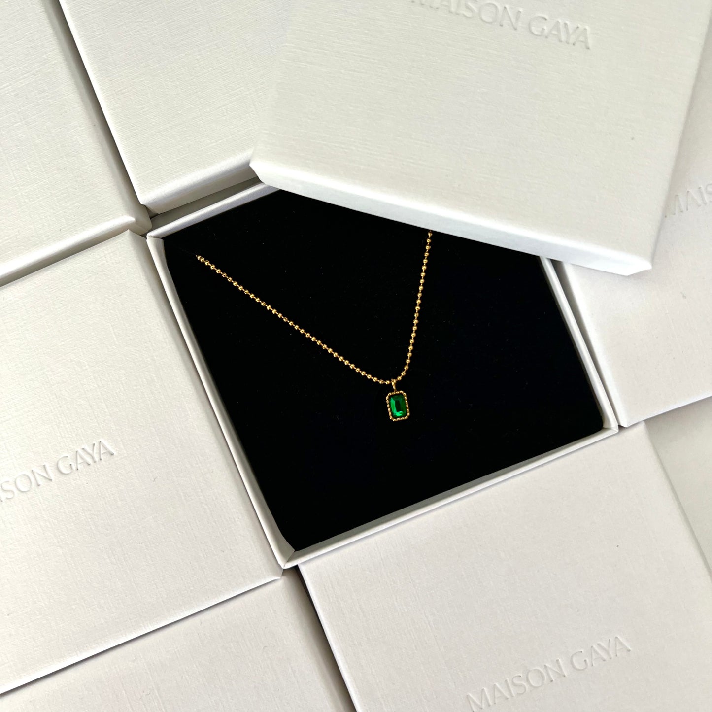 COLLIER EMERAUDE