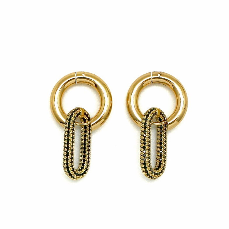 BOUCLES D’OREILLES ETERNITY NOIRES