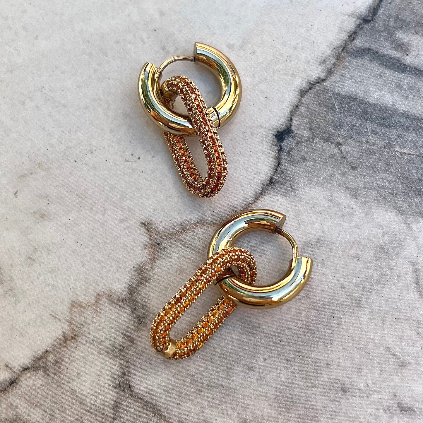 BOUCLES D’OREILLES ETERNITY ORANGE