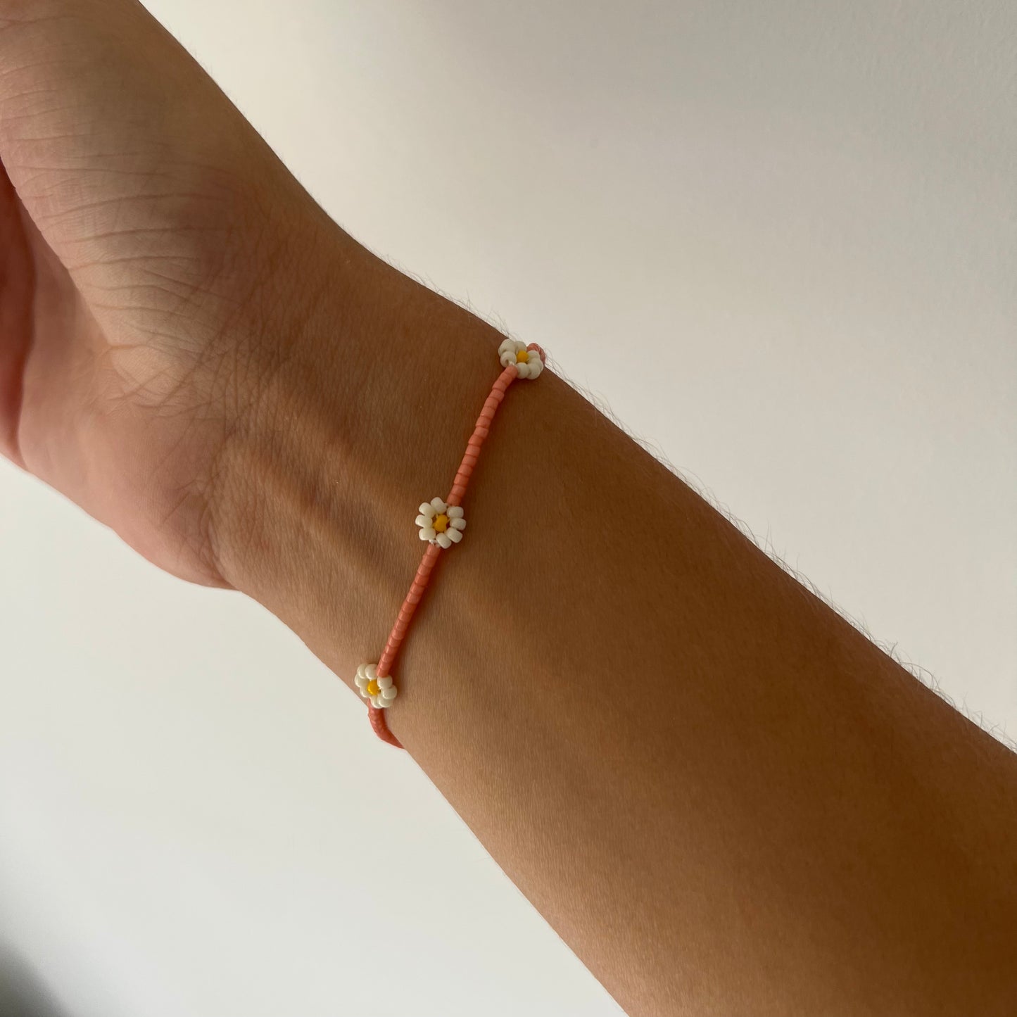 BRACELET MARGUERITE ROSE