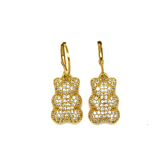 BOUCLES D’OREILLES TEDDY ARGENT